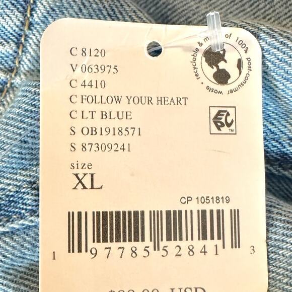 Free People High Roller Skirtall in Follow Your Heart Light Blue Size XL NWT - Picture 11 of 15